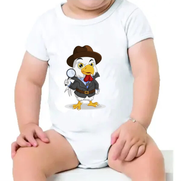 Body infantil Sherlock Chicken - Imagem 4