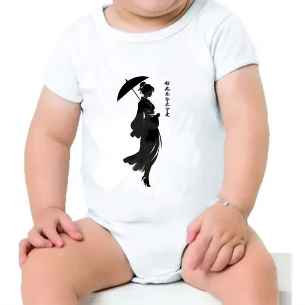 Body infantil Silhueta Yukisakura Japao - Imagem 4