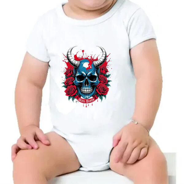 Body infantil Skull Heaven - Imagem 4