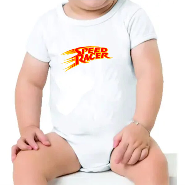Body infantil Speed Racer logo - Imagem 4
