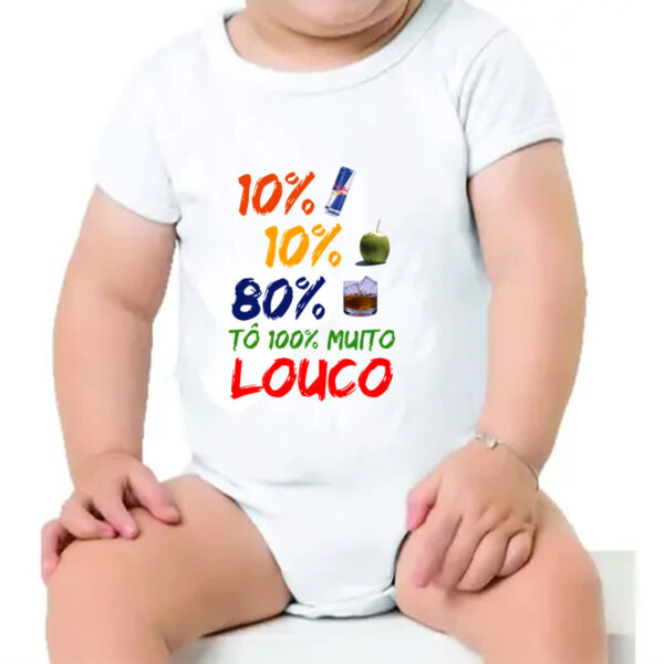 Body infantil 10 Red 10 Coco 80 Whisky 100 Louco - Imagem 4