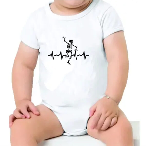 Body infantil Batimento cardiaco esqueleto - Imagem 4