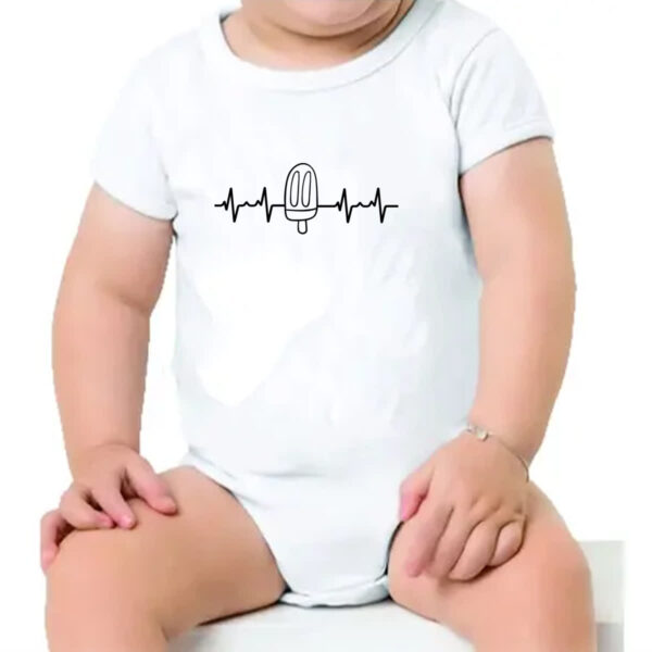 Body infantil Batimento cardiaco sorvete - Imagem 4