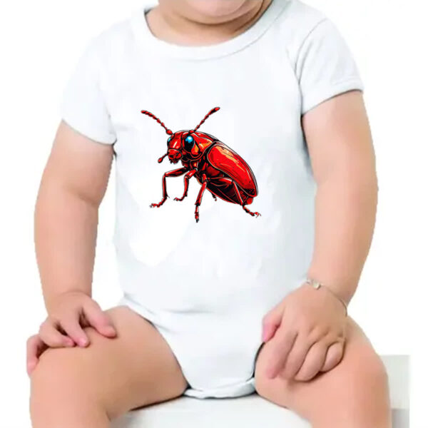Body infantil Besouro vermelho - Imagem 4