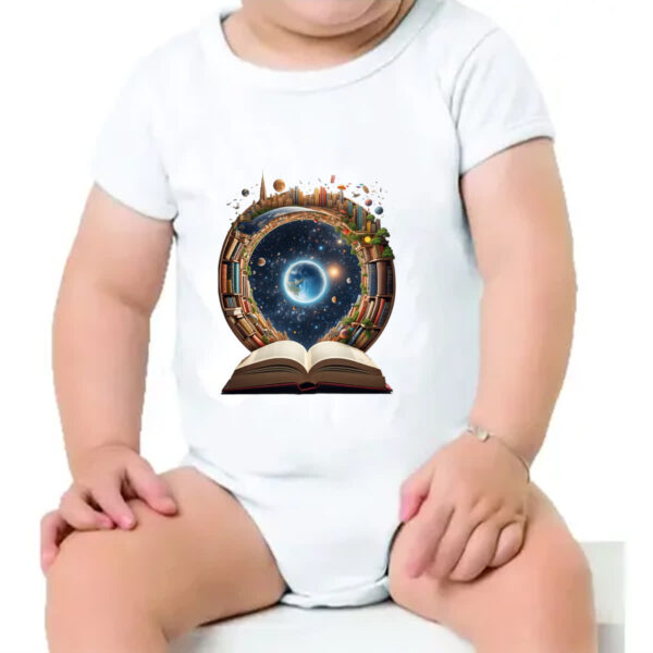Body infantil Biblia livro conhecimento universal - Imagem 4