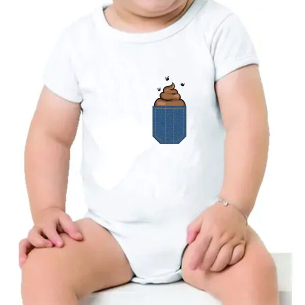 Body infantil Bolso com coco - Imagem 4