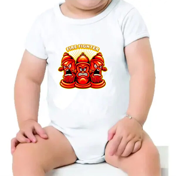 Body infantil Bombeiro hidrantes furiosos - Imagem 4