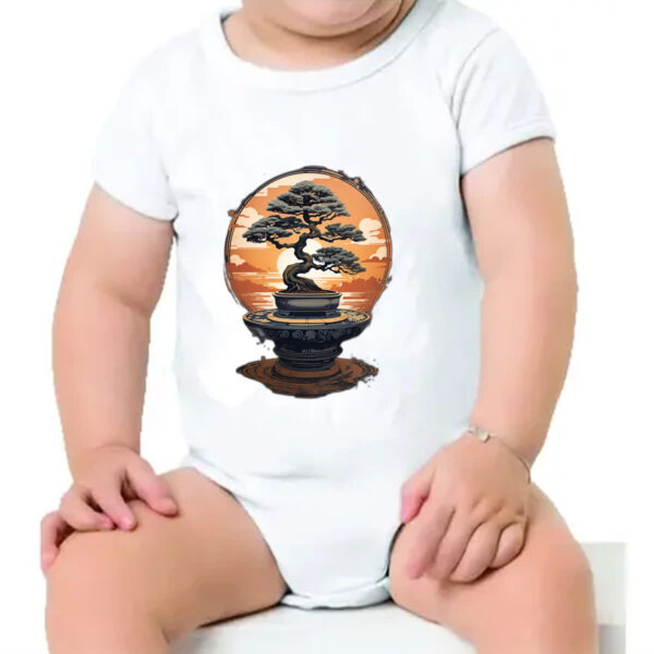 Body infantil Bonsai magico Japao sunset - Imagem 4