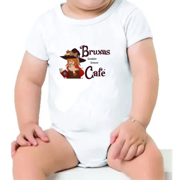 Body infantil Bruxas tambem tomam cafe - Imagem 4