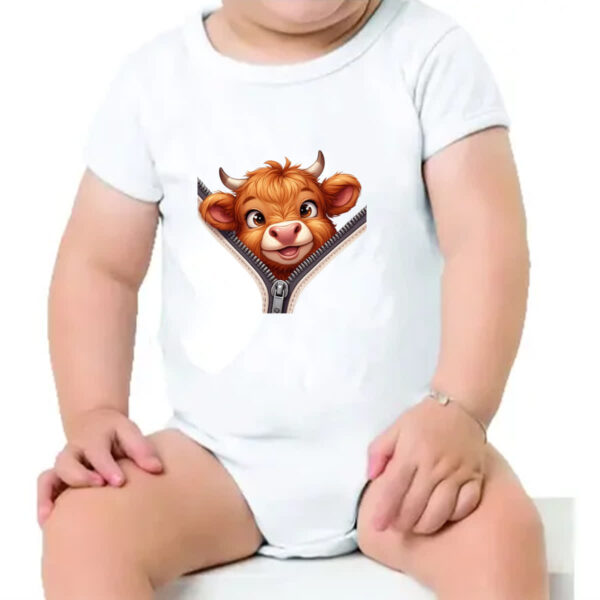 Body infantil Bufalo no ziper - Imagem 4