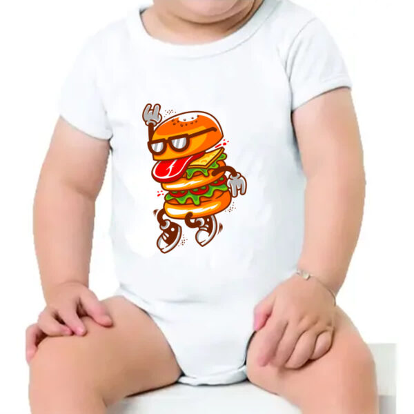 Body infantil Burguer dance - Imagem 4