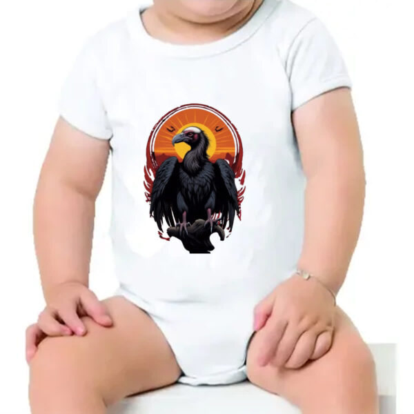 Body infantil Abutre sunset art - Imagem 4