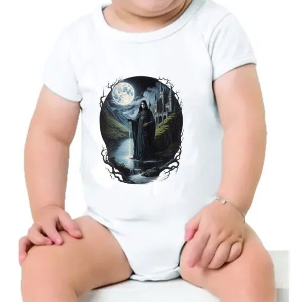 Body infantil Halloween Banshee - Imagem 4