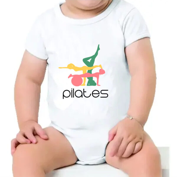Body infantil Academia fitnes pilates - Imagem 4