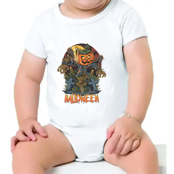 Body infantil Halloween JackPot Espantalho Milharal - Imagem 4