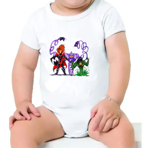 Body infantil Hanna Barbera Os Impossiveis pintura a guache - Imagem 4