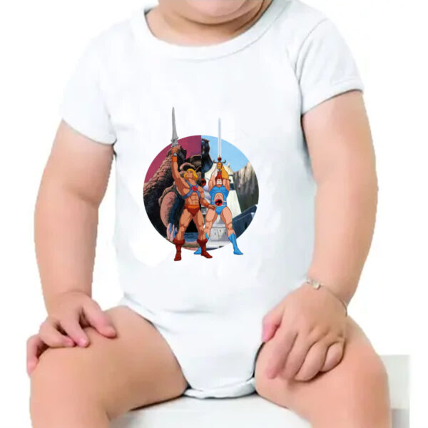 Body infantil He-man e Lion espadas do poder - Imagem 4