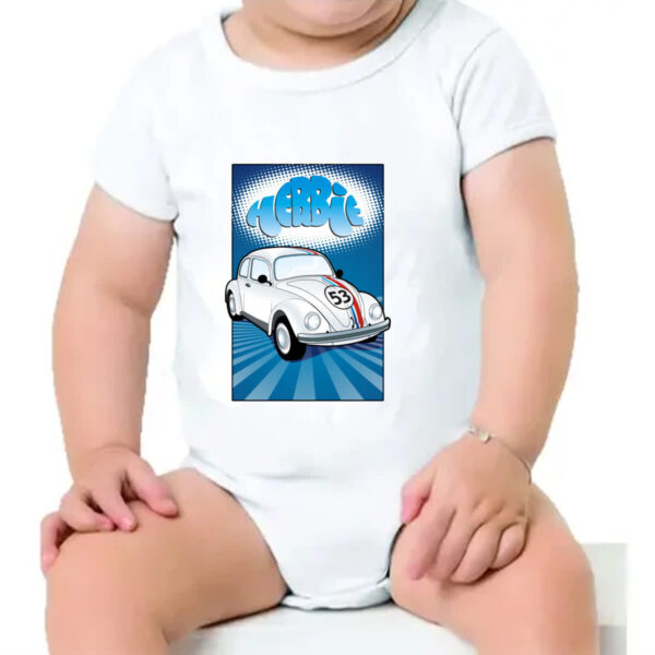 Body infantil Herbie Se meu fusca falasse quadro - Imagem 4