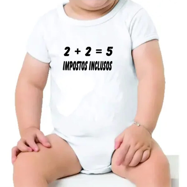 Body infantil 2 mais 2 e 5 Impostos inclusos - Imagem 4