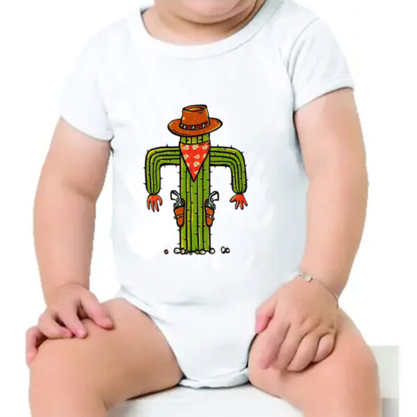 Body infantil Cacto cowboy - Imagem 4