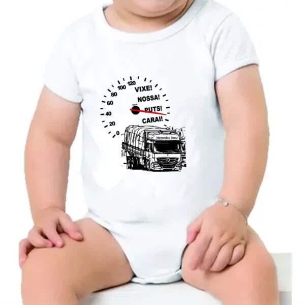 Body infantil Caminhao velocimetro - Imagem 4