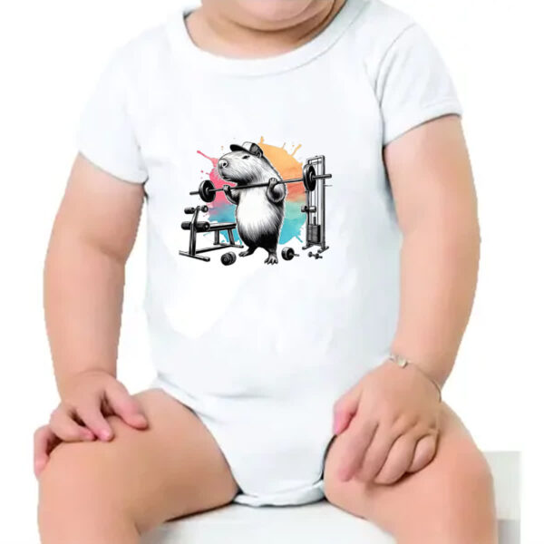 Body infantil Capivara Maromba Pesos - Imagem 4