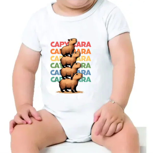 Body infantil Capivara funny - Imagem 4
