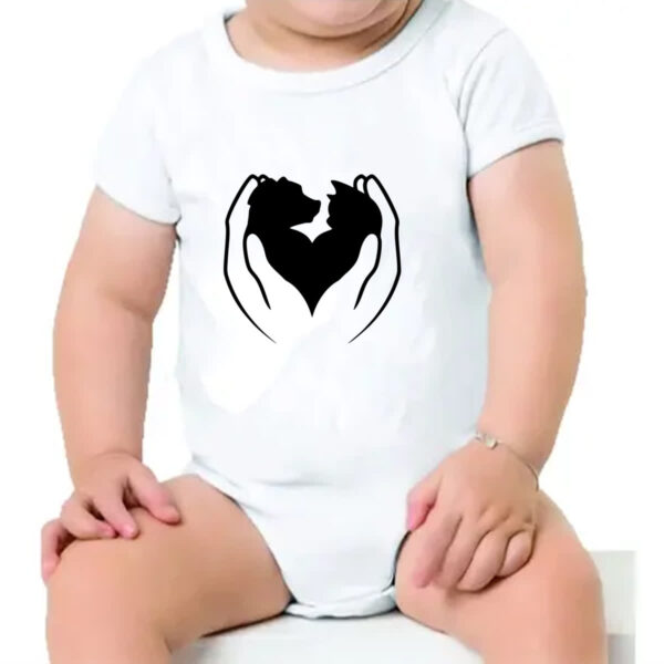Body infantil Adocao Pet carinho - Imagem 4