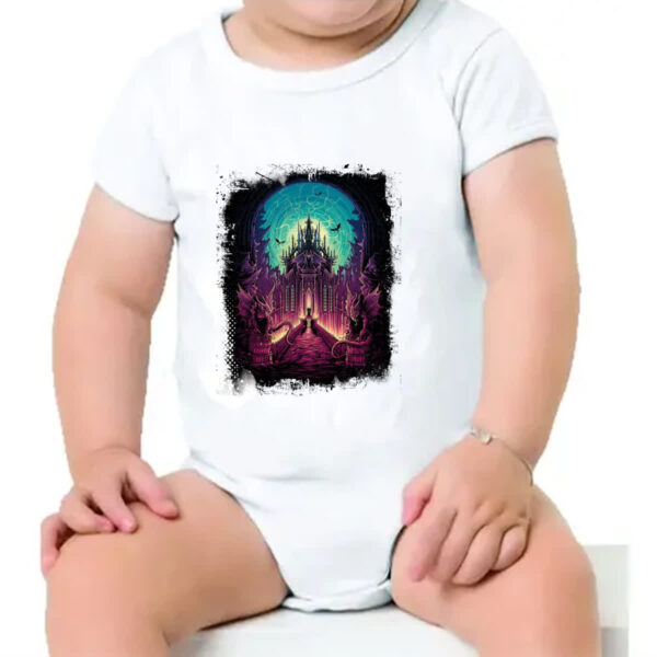 Body infantil Castelo sombrio - Imagem 4