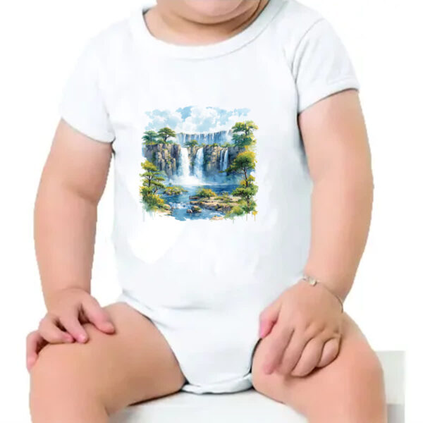Body infantil Cataratas do Iguacu watercolor - Imagem 4