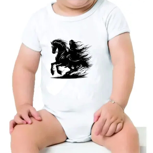 Body infantil Cavaleiro da morte - Imagem 4