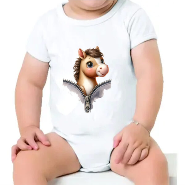 Body infantil Cavalo no ziper - Image 4