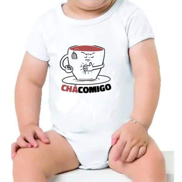 Body infantil Cha comigo - Imagem 4