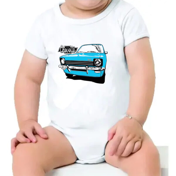Body infantil Chevette Azul primeira geracao - Imagem 4