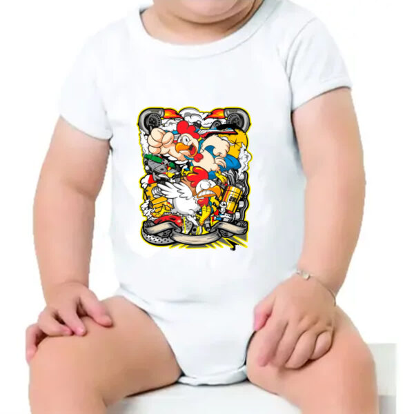 Body infantil Chicken turbo - Imagem 4