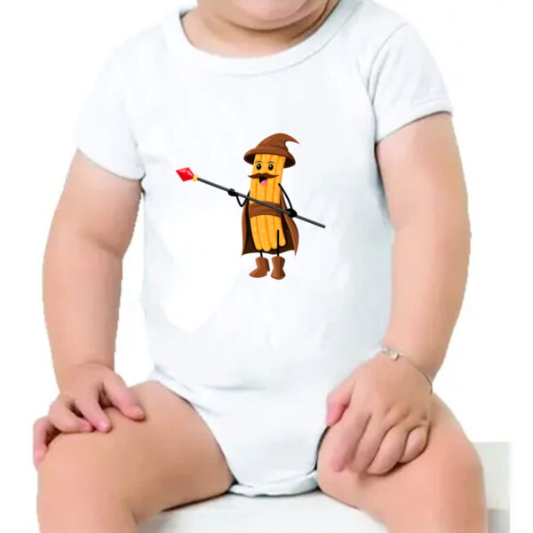 Body infantil Churros cavaleiro - Imagem 4