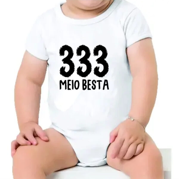 Body infantil 333 Meio Besta - Imagem 4
