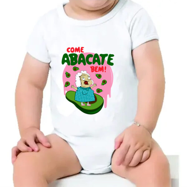 Body infantil Come abacate bem - Imagem 4