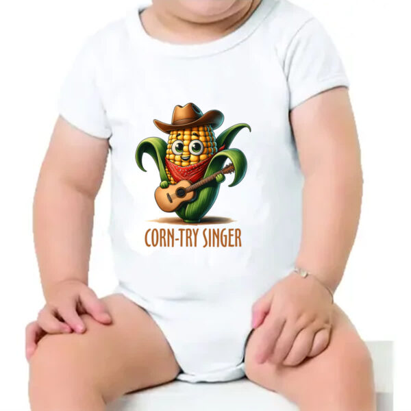 Body infantil Corn-try singer - Imagem 4