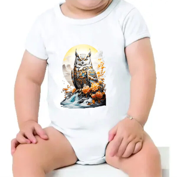 Body infantil Coruja do Gelo Sunset - Imagem 4
