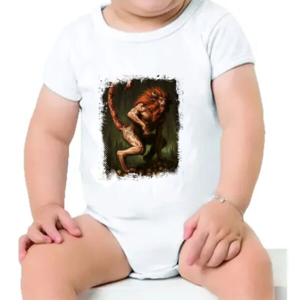 Body infantil Criatura Mitologica Manticora 01 - Imagem 4
