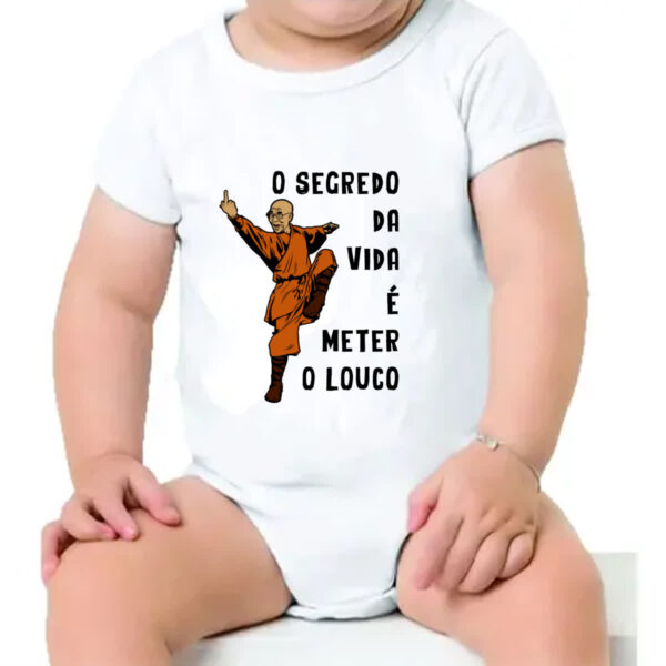 Body infantil Dalai Lama O segredo da vida e meter o louco - Imagem 4