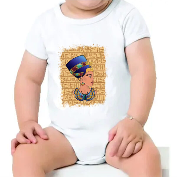 Body infantil Deusa Nefertiti Ilustracao - Imagem 4