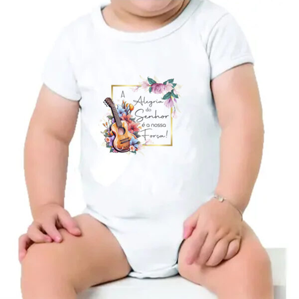 Body infantil Alegria do senhor nossa forca - Imagem 4