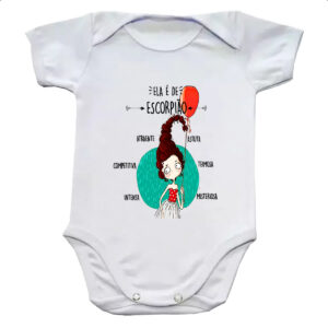 Body infantil Ela e de Escorpiao
