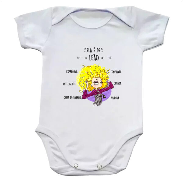 Body infantil Ela e de Leao