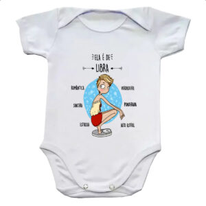 Body infantil Ela e de Libra