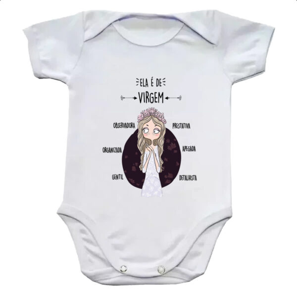 Body infantil Ela e de Virgem