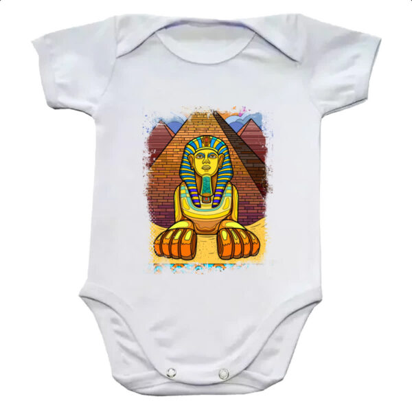 Body infantil Esfinge Egito Cartoon