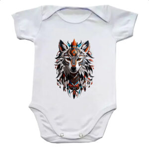Body infantil Espirito lobo tribal